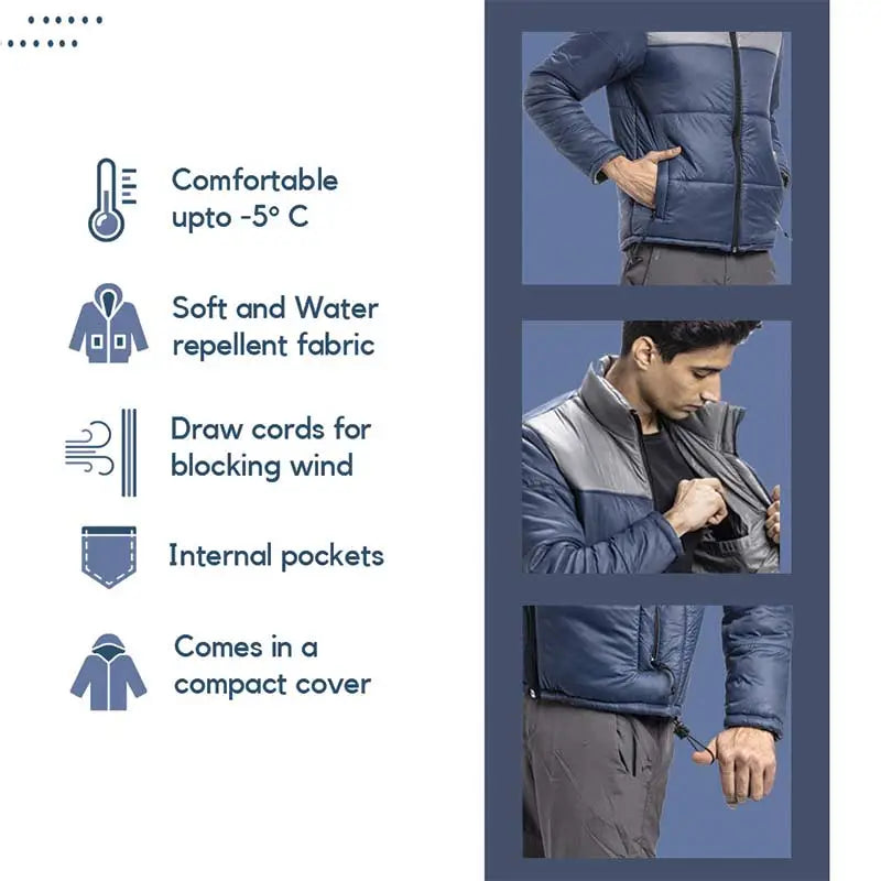 Tripole Men’s Winter and Snow Jacket for Trekking and Hiking,-5 Degree Comfort - Winter Jacket