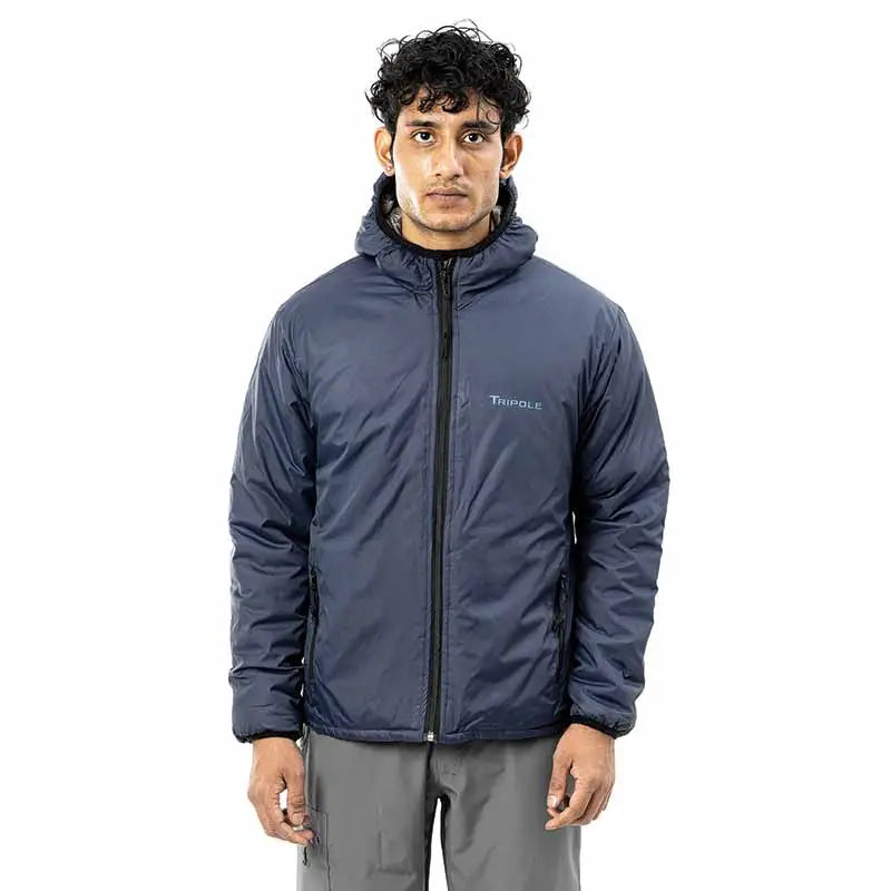 Tripole Men’s Winter Jacket 5 Degree Celsius Comfort-Trekking and Daily Use - Navy / S - Winter Jacket