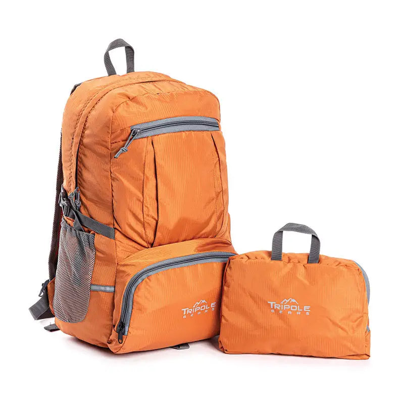 Tripole (Pack of 2) Foldable PAKEASY Backpack and Day Bag for Hiking and Day Trips - Rucksacks and Backpacks