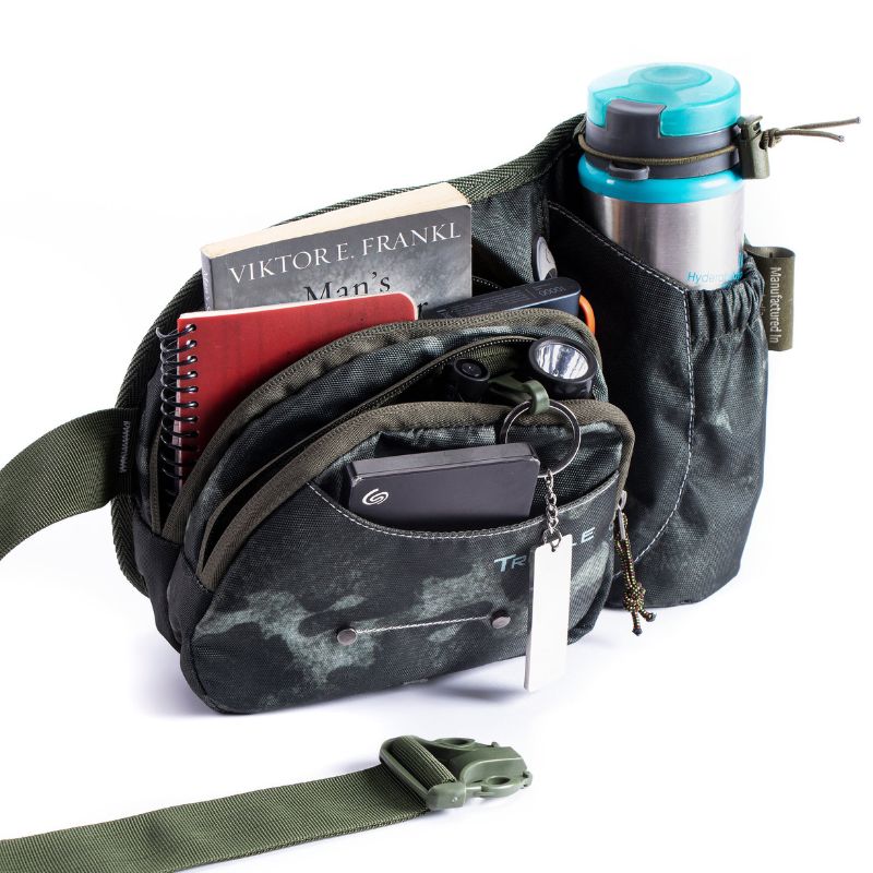 Tripole (Pack of 2) Hydra Waist Pack with Bottle Holder for Running Cycling and Daily Use - Waist Packs