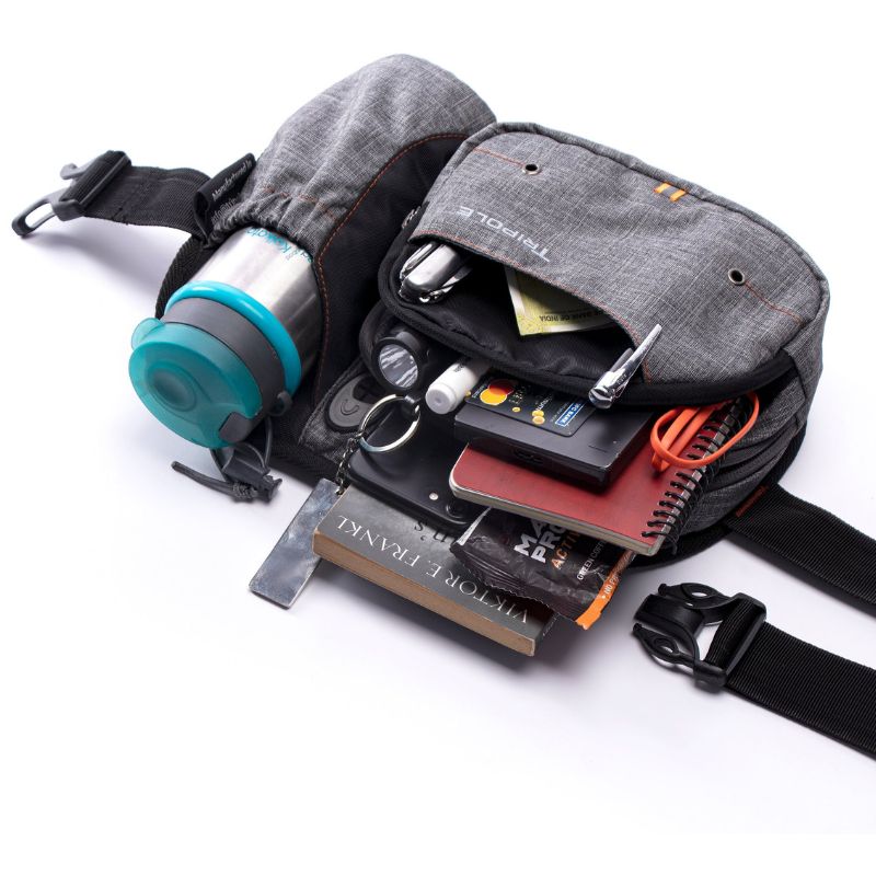 Tripole (Pack of 2) Hydra Waist Pack with Bottle Holder for Running Cycling and Daily Use - Waist Packs