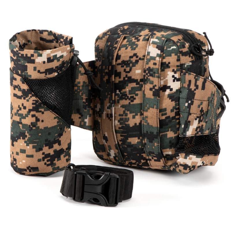 Tripole (Pack of 2) Waist Pack With Detachable Bottle Holder Multi-Utility Waist and Sling Bag - Waist Packs