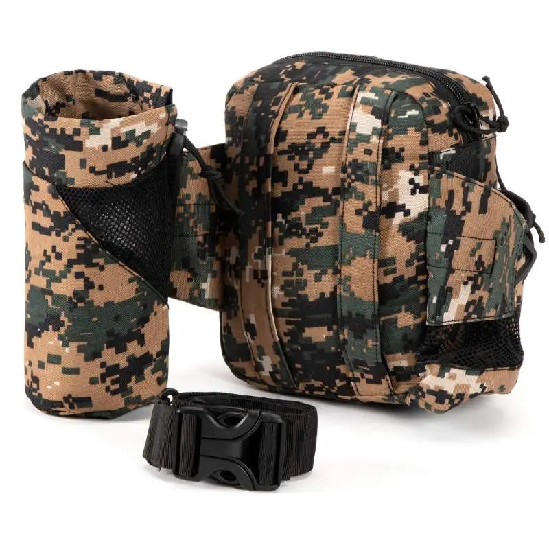 Tripole (Pack of 2) Waist Pack With Detachable Bottle Holder Multi-Utility Waist and Sling Bag - Waist Packs