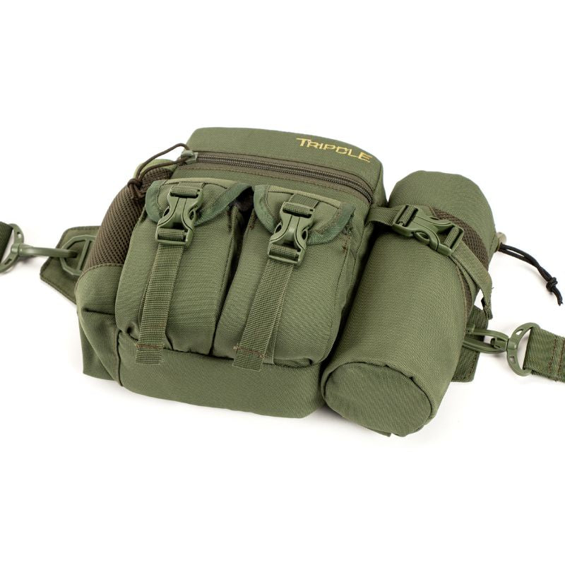Tripole (Pack of 2) Waist Pack With Detachable Bottle Holder Multi-Utility Waist and Sling Bag - Waist Packs
