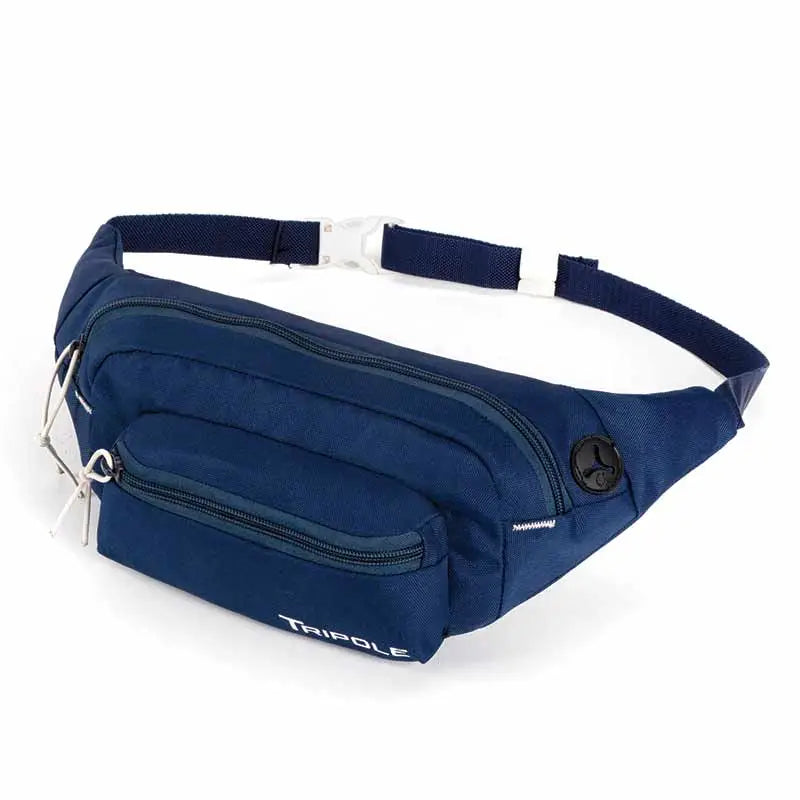 Tripole (Pack of 3) Ergo Waist Pack and Fanny Bag - Navy Blue - Waist Packs