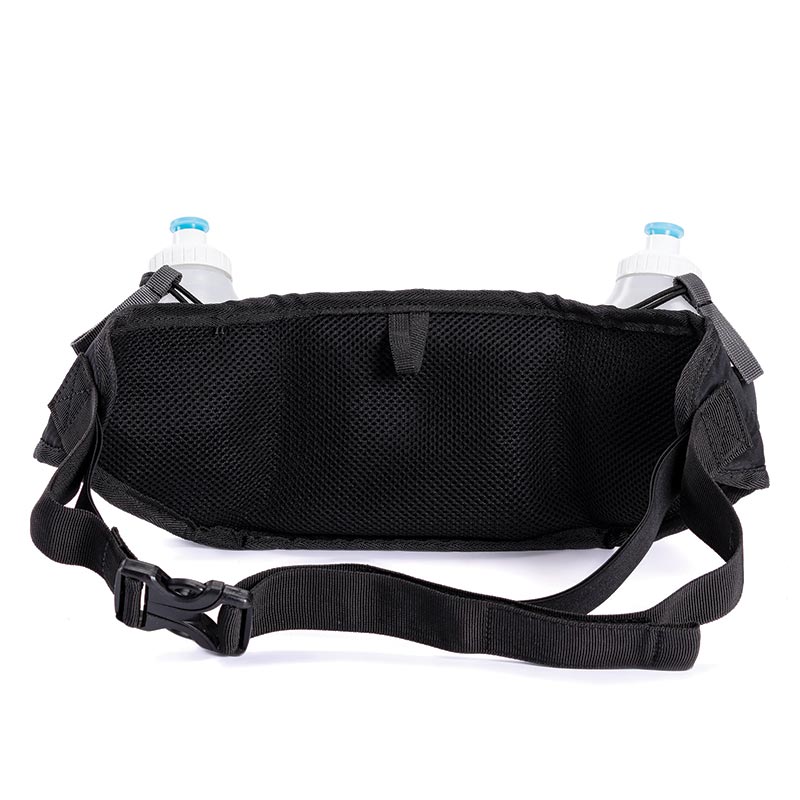 Tripole Run aqua Hydration Belt and Waist Pack - Black - Waist Packs