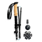 Tripole Trailcore Foldable Trekking and Hiking Pole- Lightweight - Black - Poles