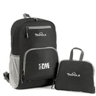 Tripole Unisex 15 Litres Foldable Backpack Lightweight Compact- Pack of 2 - Black / 15 Litres - Rucksacks and Backpacks
