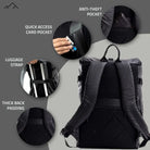 Tripole Unisex 35 Litres Tusker Roll Top Laptop Backpack - Rucksacks and Backpacks
