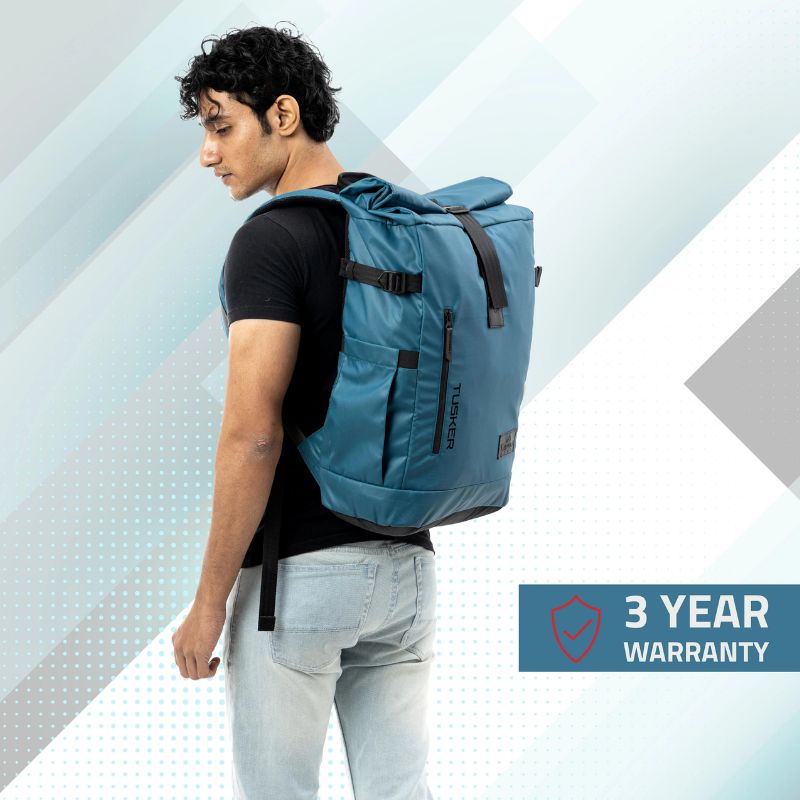 Tripole Unisex 35 Litres Tusker Roll Top Laptop Backpack - Rucksacks and Backpacks