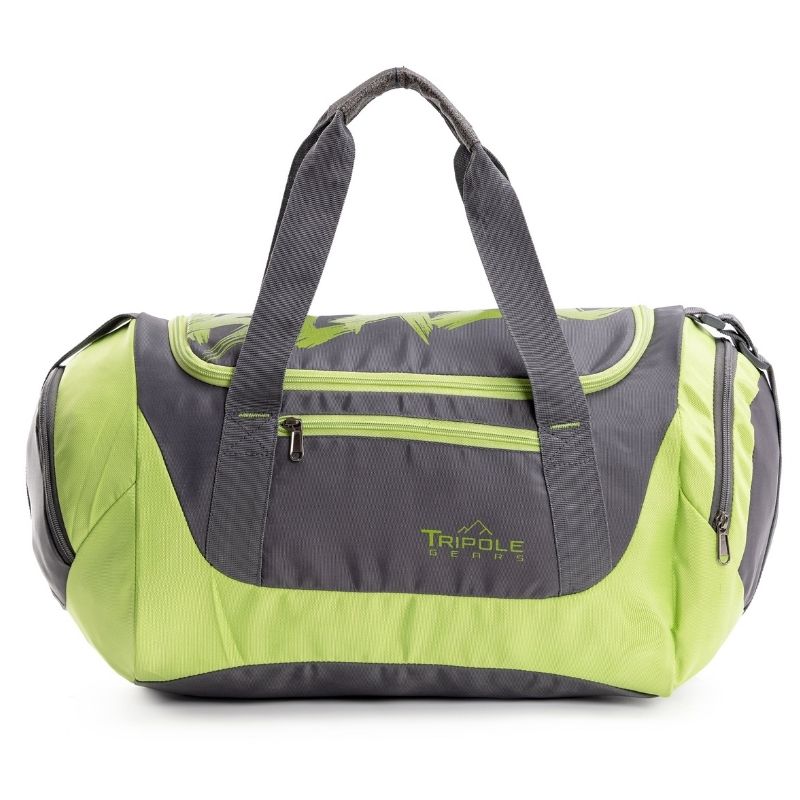Tripole Unisex Blaze Gym & Sports 35 Litres Duffel Bag Multi-utility - Grey & Neon Yellow / 35 Litres - Rucksacks