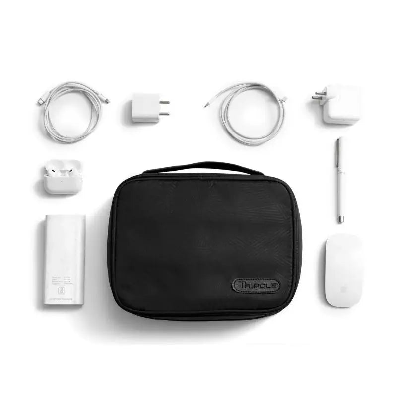 Tripole Unisex Electronics Organizer Portable Bag - Travel Essentials