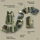 Tripole Unisex Fox Internal Frame Laptop 35 Litres Backpack - Rucksacks and Backpacks