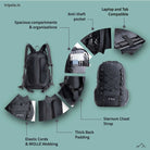Tripole Unisex Fox Internal Frame Laptop 35 Litres Backpack - Rucksacks and Backpacks