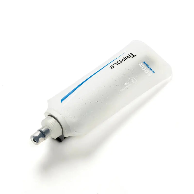 Tripole Unisex Hydration & Water Soft Flask for Running and Cycling 500ml-White - Drinkware
