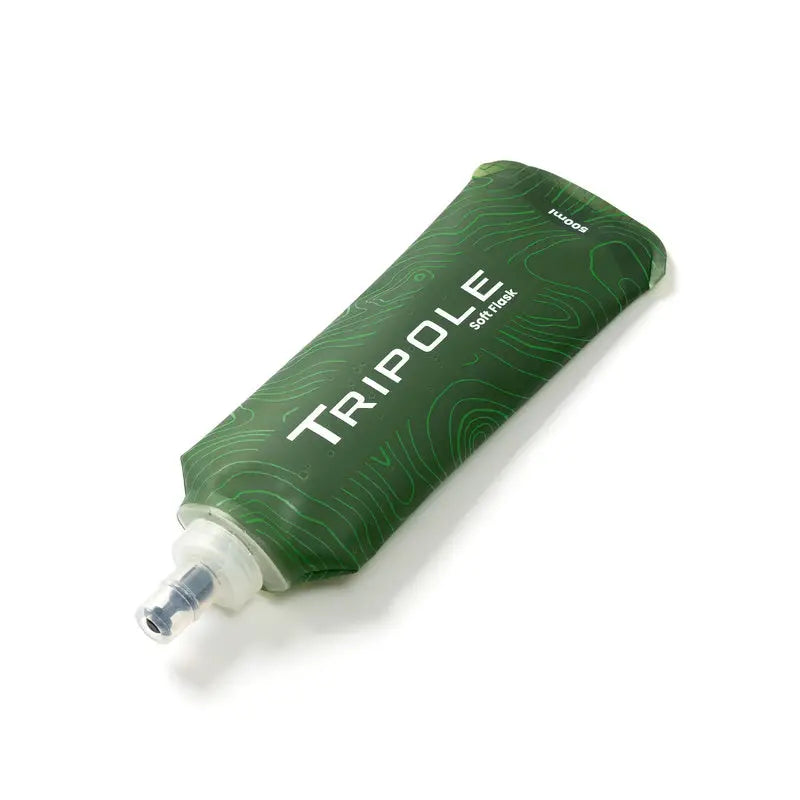 Tripole Unisex Hydration & Water Soft Flask for Running and Cycling 500ml-Green - Green / 500 ml - Drinkware
