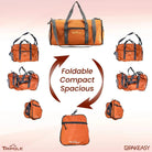 Tripole Unisex PAKEasy Foldable 40 Litres Duffel Bag Portable - Rucksacks and Backpacks