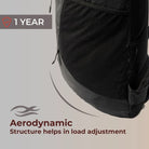 Tripole Unisex Summit 40 Litres Rucksack for Trekking Hiking Backpacking with RainCover Include - Rucksacks