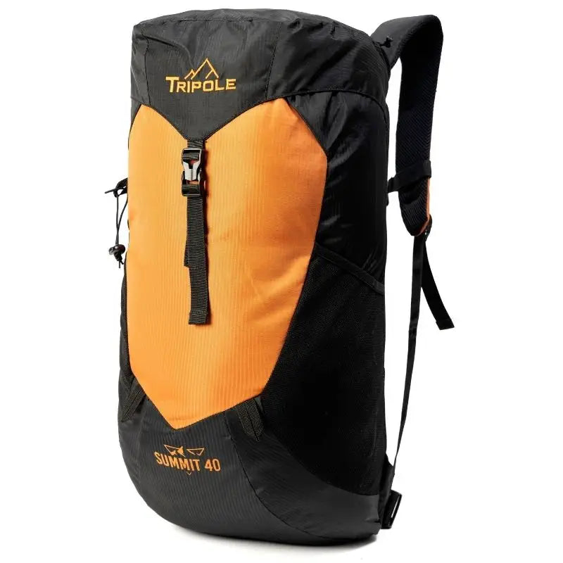 Tripole Unisex Summit 40 Litres Rucksack for Trekking Hiking Backpacking with RainCover Include - Orange / 40 Litres