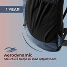 Tripole Unisex Summit 40 Litres Rucksack for Trekking Hiking Backpacking with RainCover Include - Rucksacks