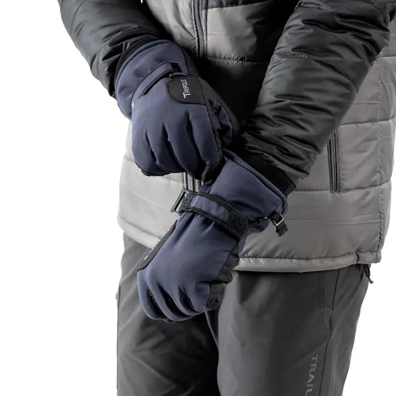 Tripole Unisex SummitGrip Winter Gloves for Snow & Trekking Comfort –10 Degree C Polar Fleece Lining - Gloves