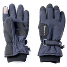Tripole Unisex SummitGrip Winter Gloves for Snow & Trekking Comfort –10 Degree C Polar Fleece Lining - Dark Blue / S