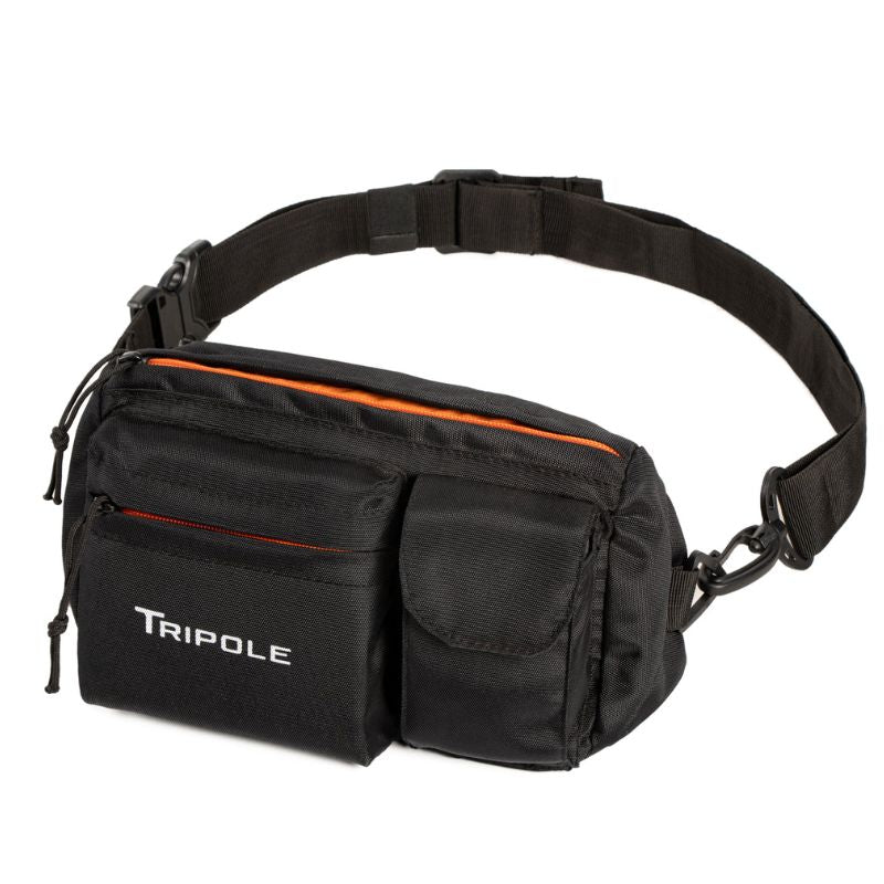 Tripole Waist Pack-Multi-Purpose Fanny Bag - Black - Waist Packs