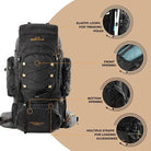 Tripole Walker Pro 60 Litres Trekking and Hiking Rucksack - Rucksacks and Backpacks