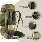 Tripole Walker Pro 60 Litres Trekking and Hiking Rucksack - Rucksacks and Backpacks